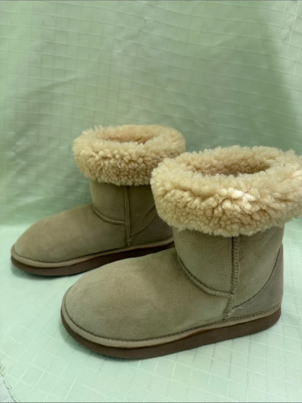 Vintage cozy shearling